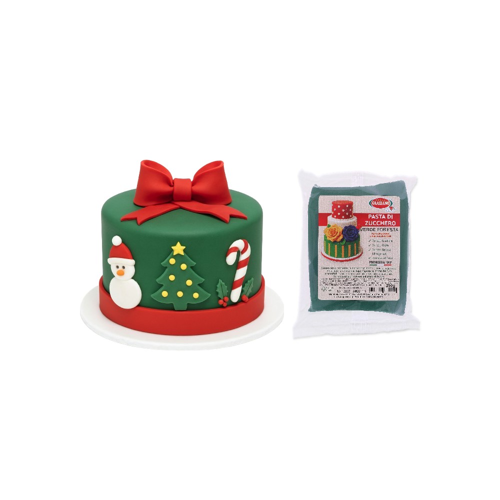 Pasta di zucchero Verde Foresta 250g | Graziano Sas