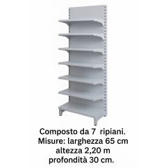 Espositore medio 7 piani | Graziano Sas