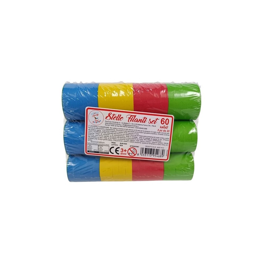 Stelle Filanti 60 rotolini | Graziano Sas