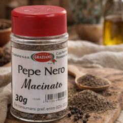 Pepe nero macinato 30 g | Graziano Sas