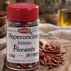 Peperoncino piccante intero 15 g | Graziano Sas