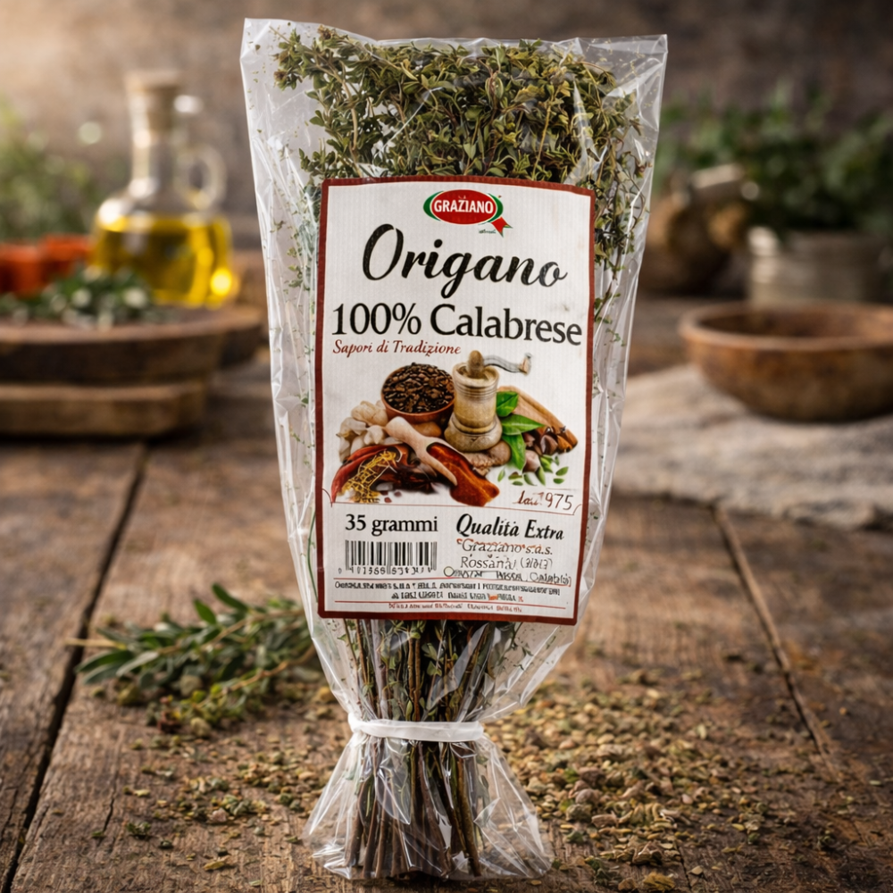 Origano a mazzi 35g essiccato calabrese