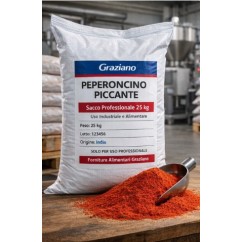 Peperoncino Piccante in Polvere 25 kg | Forniture Graziano