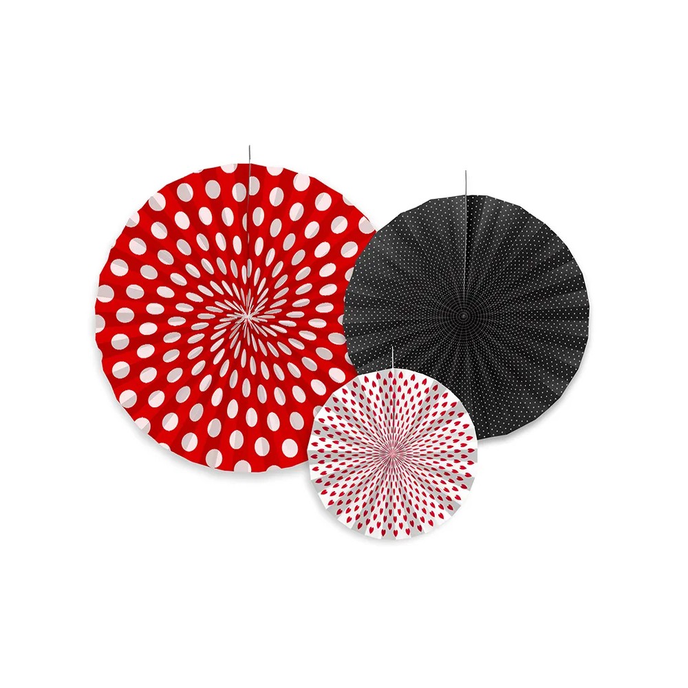 Set Rosoni Decorativi Colorati 3 pz per Festa | Graziano