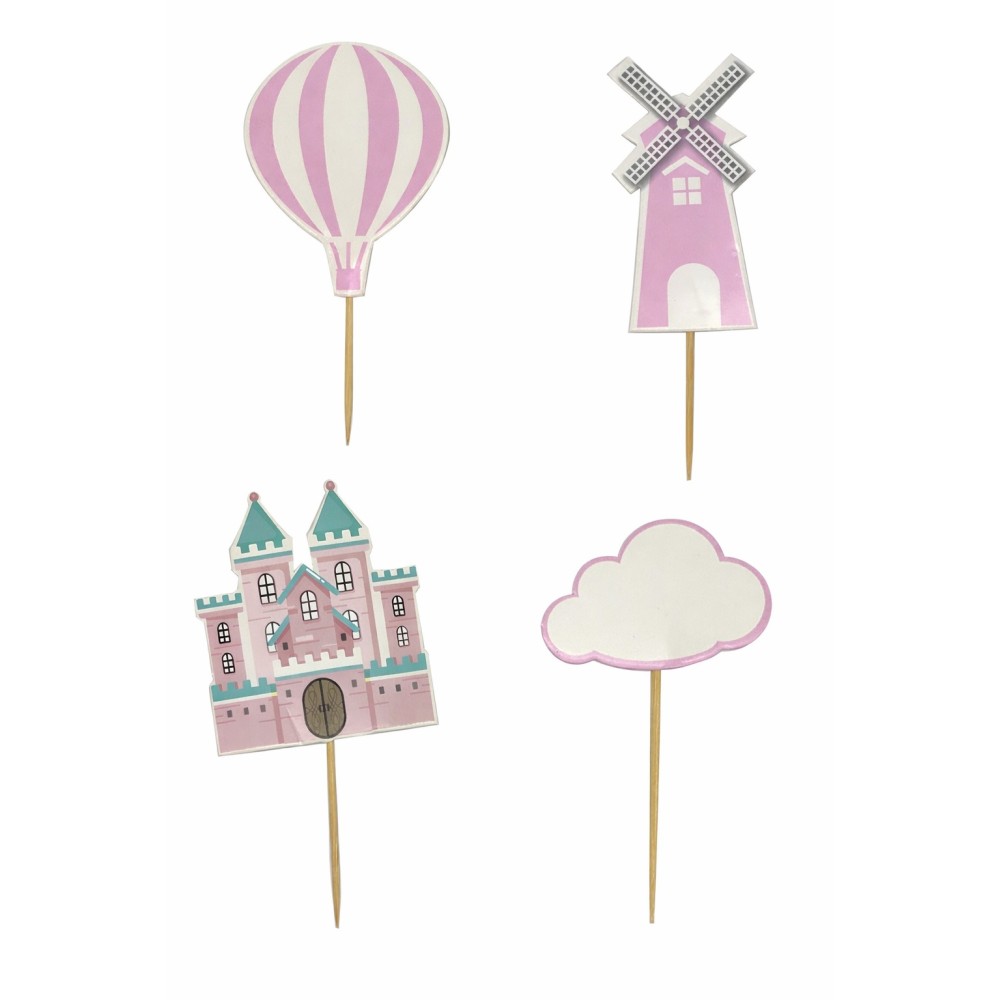 Topper Fiaba per Torta Bambina 4 pz | Graziano