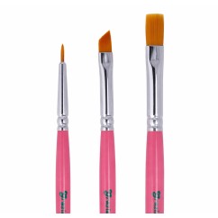 Set Pennelli Decorazione Alimentare 3 pz | Cake Design Graziano