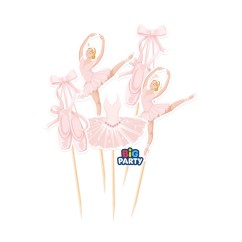 Mini Cake Topper Ballerina Set 5 Pezzi | Graziano
