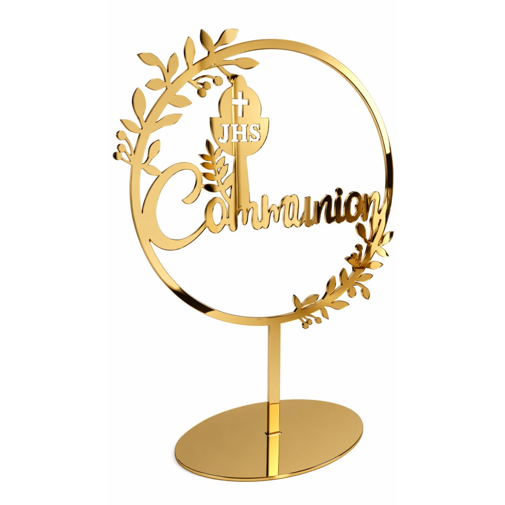 Topper Communion Oro 28 cm Comunione | Graziano
