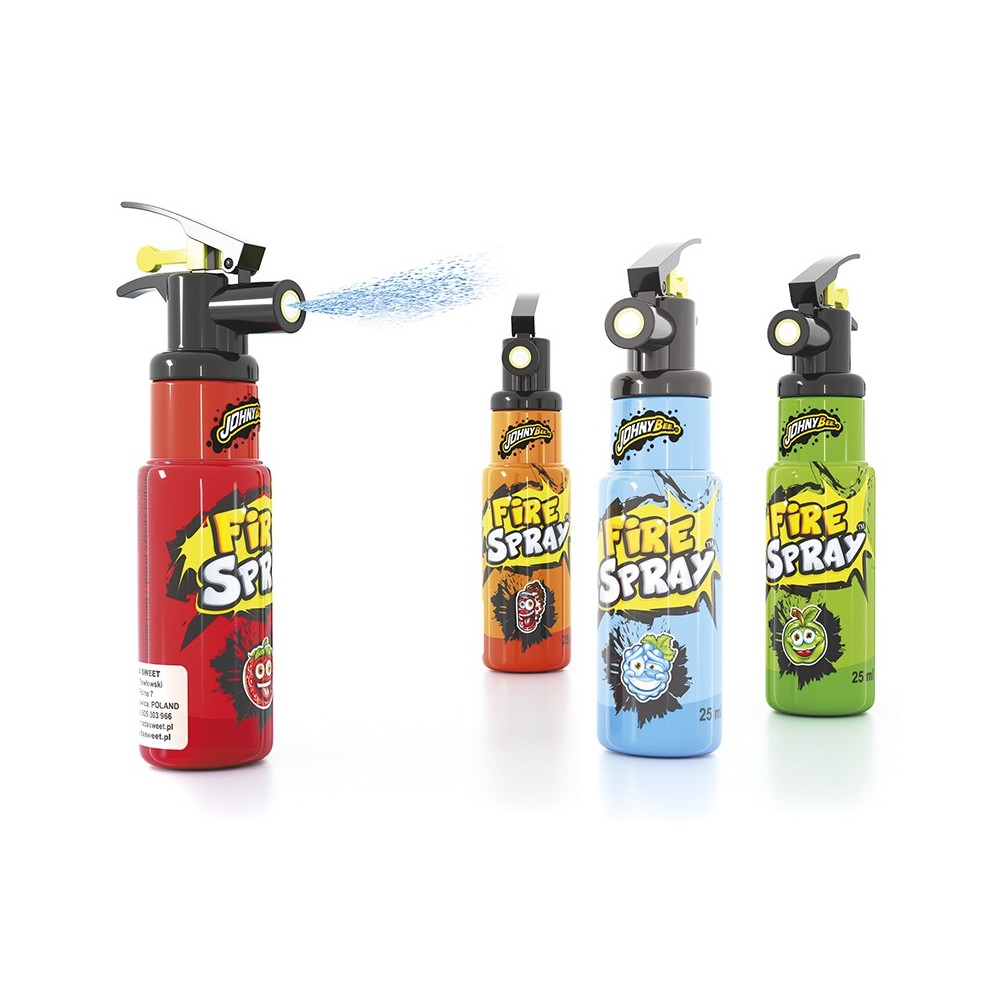 Caramella Spray Estintore Gusti Cola Fragola Anguria Mirtillo