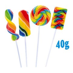 Lecca Lecca Arcobaleno Forme mix 40 g Gusto Tutti i Frutti