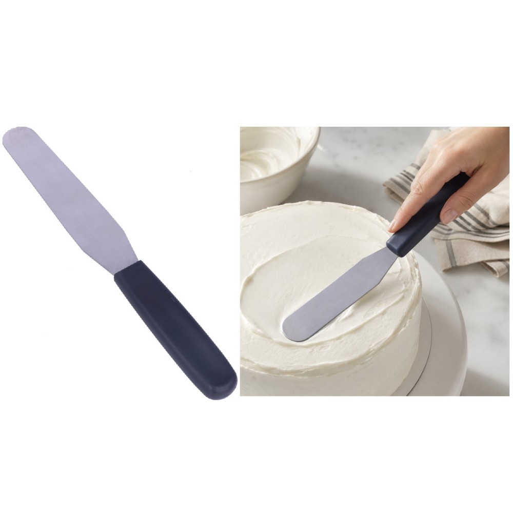 Spatola lama dritta 15 cm in acciaio inox Graziano