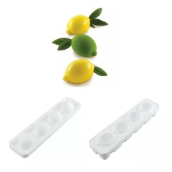 Stampo Limone Lime 120 Silikomart per Frutta Realistica