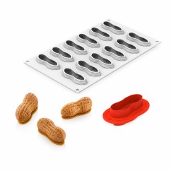Kit Arachide Silikomart Silicone Platinum con Cutter ABS