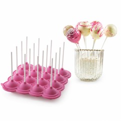 Kit 2 Stampi Silicone Cake Pops Lollipop Silikomart
