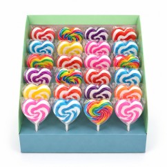 Lecca Lecca Cuore 7x7 cm Altezza 21 cm
