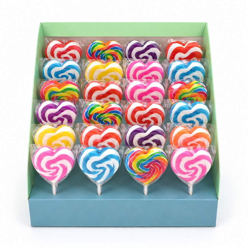Lecca Lecca Cuore 7x7 cm Altezza 21 cm