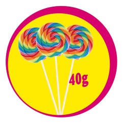 Lecca Lecca Tondo Arcobaleno 40 g Tutti i Frutti