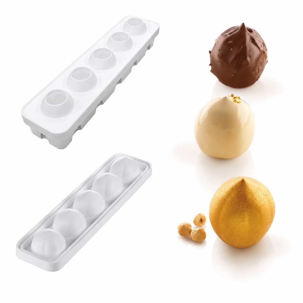 Stampo Nocciola 125 Silikomart per Frutta Realistica
