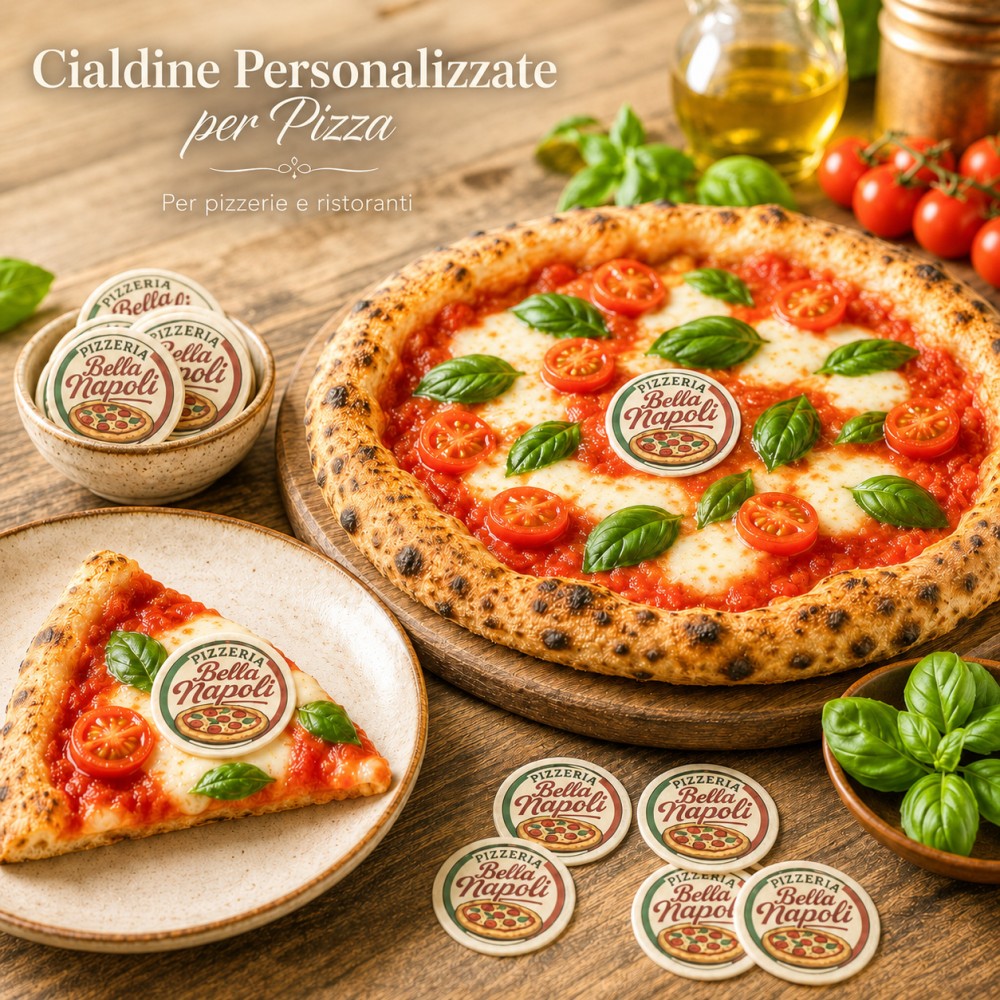 Cialdine Personalizzate per Pizza - Soluzione Professionale per Pizzerie e Ristoranti | Graziano Sas