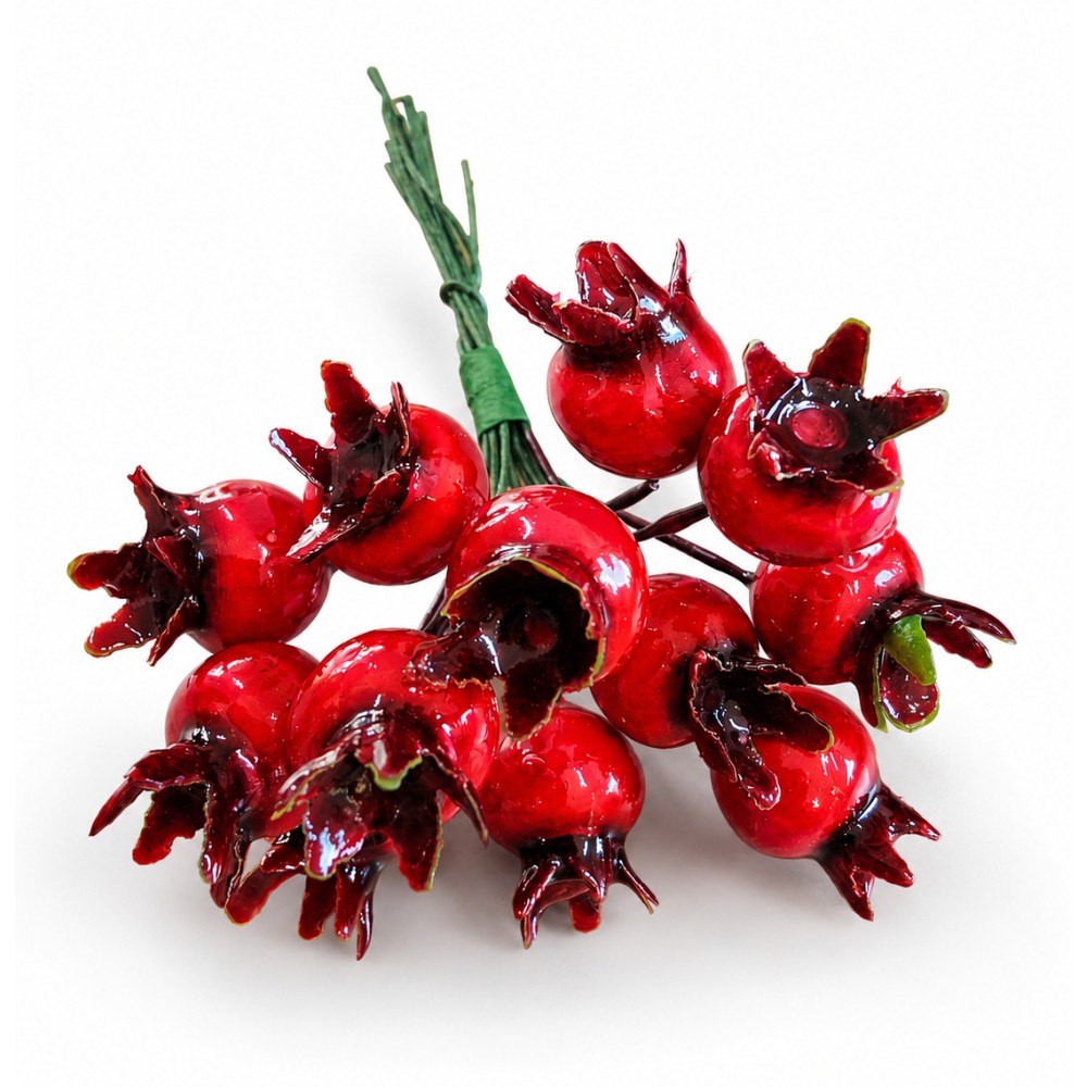 Decorazione Melograno per Bomboniere 12 Pezzi