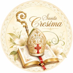 Cialda Cresima per Torta – Decorazione Santa Cresima