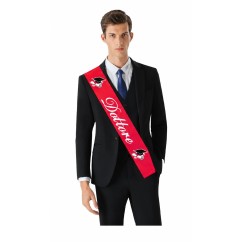 Fascia Dottore Rossa per Laurea 9,5 x 160 cm