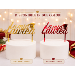 Cake Topper La mia Laurea plex | Graziano Sas