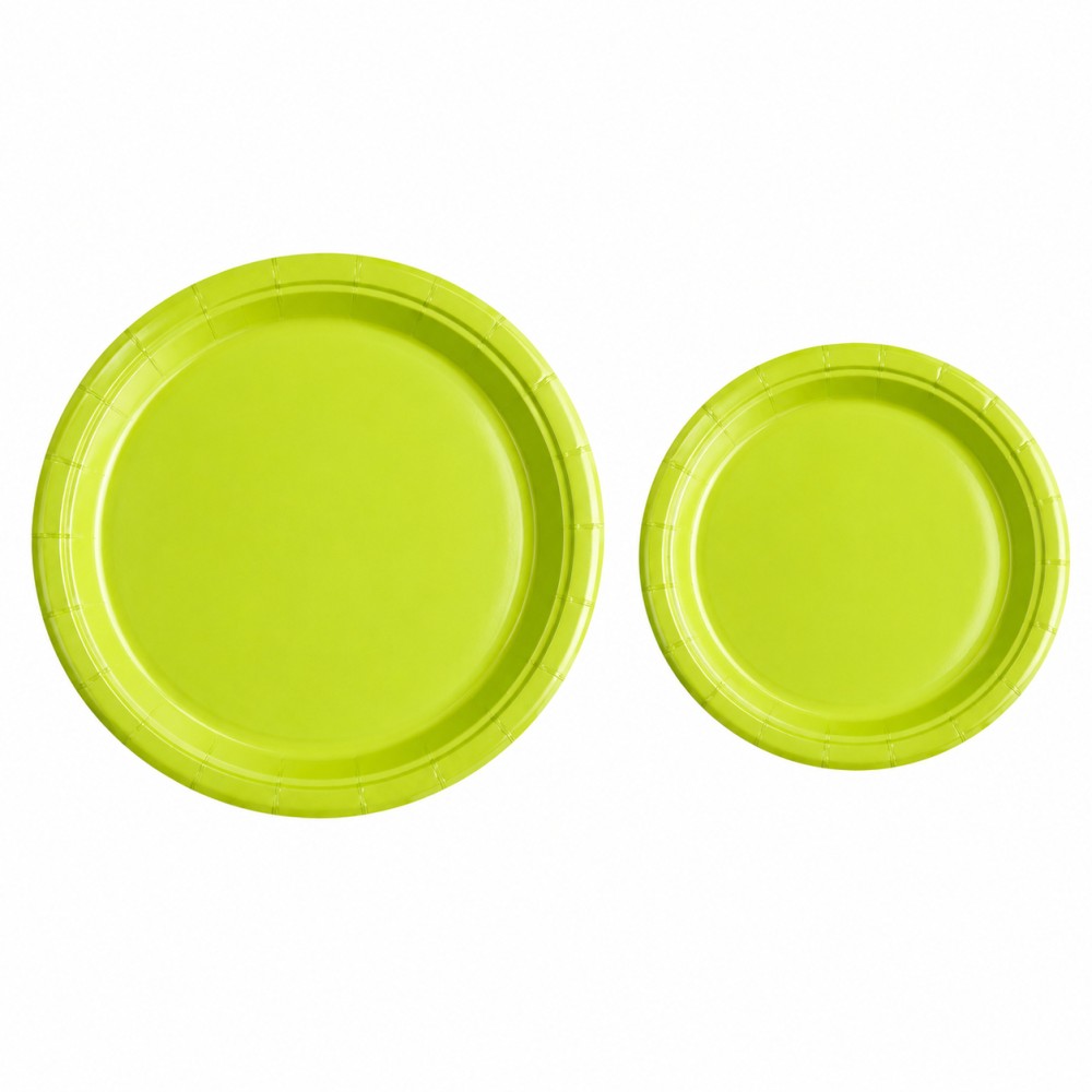 Coordinato Tavola Verde Acido Lime | Piatti e Bicchieri