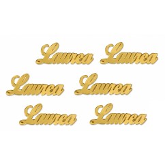Scritta Laurea Oro Plex Set 6 Bomboniere | Graziano