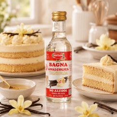 Bagna alla vaniglia analcolica per torte