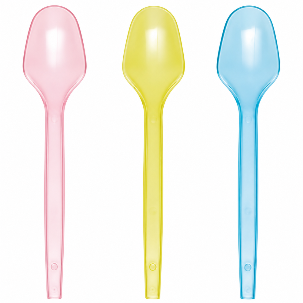 Cucchiaini Trasparenti Colorati 20 pz | Graziano Sas