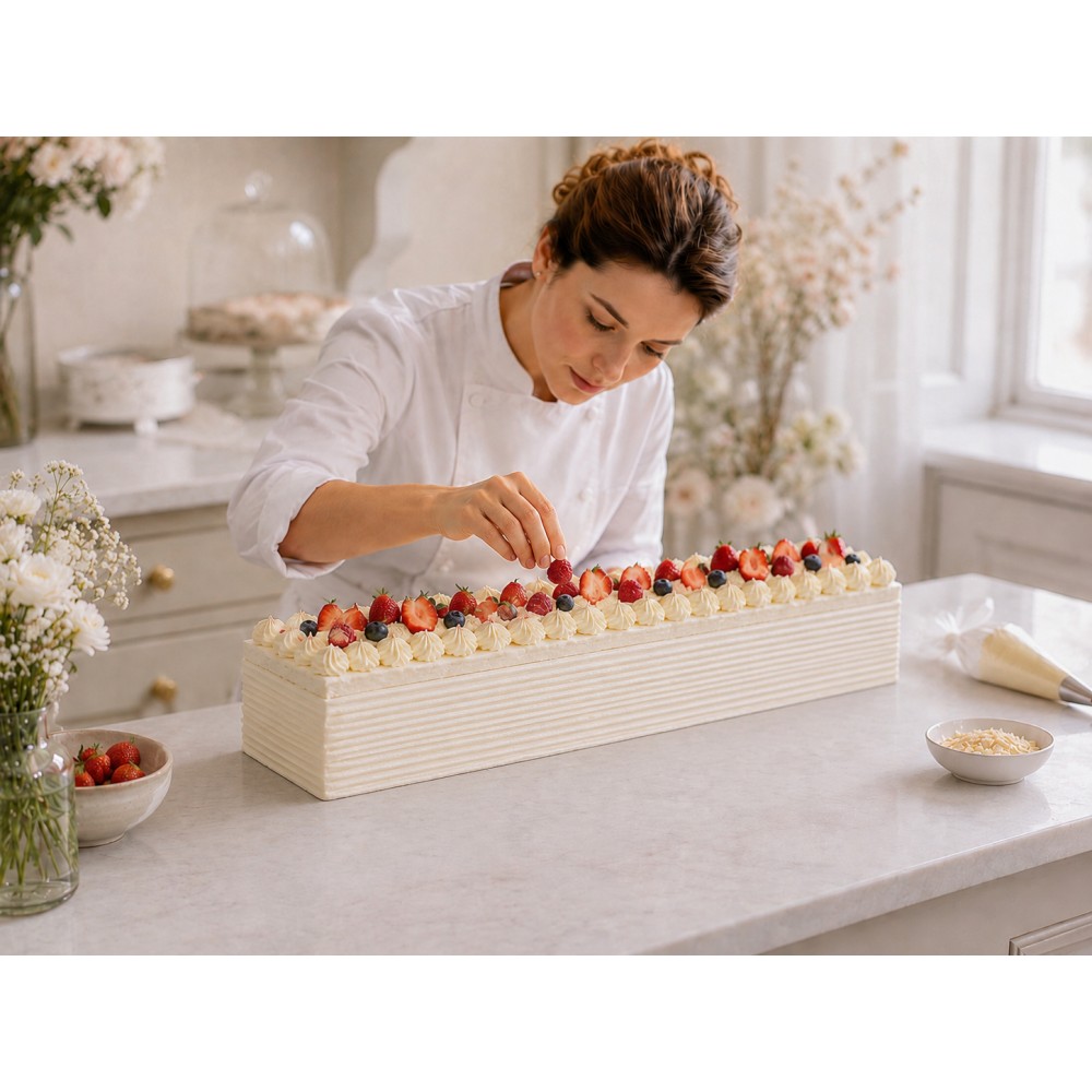 Base Rettangolare Polistirolo Long Cake H 5 cm | Graziano