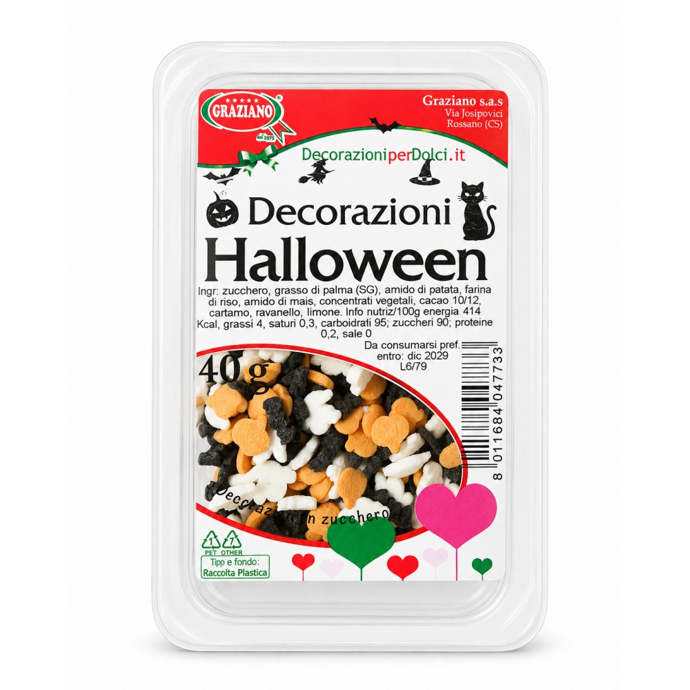 Decorazioni in Zucchero Halloween 40 g | Fantasmi e Zucche
