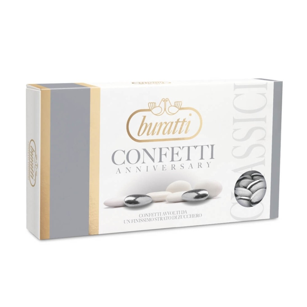 Confetti Buratti Argento al Cioccolato 500 g Senza Glutine