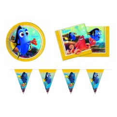 Festa Alla Ricerca di Dory | Piatti, Tovaglioli, Festone