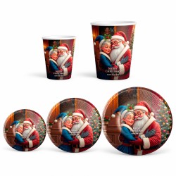 Coordinato Tavola Natale Abbraccio di Babbo Natale | Graziano