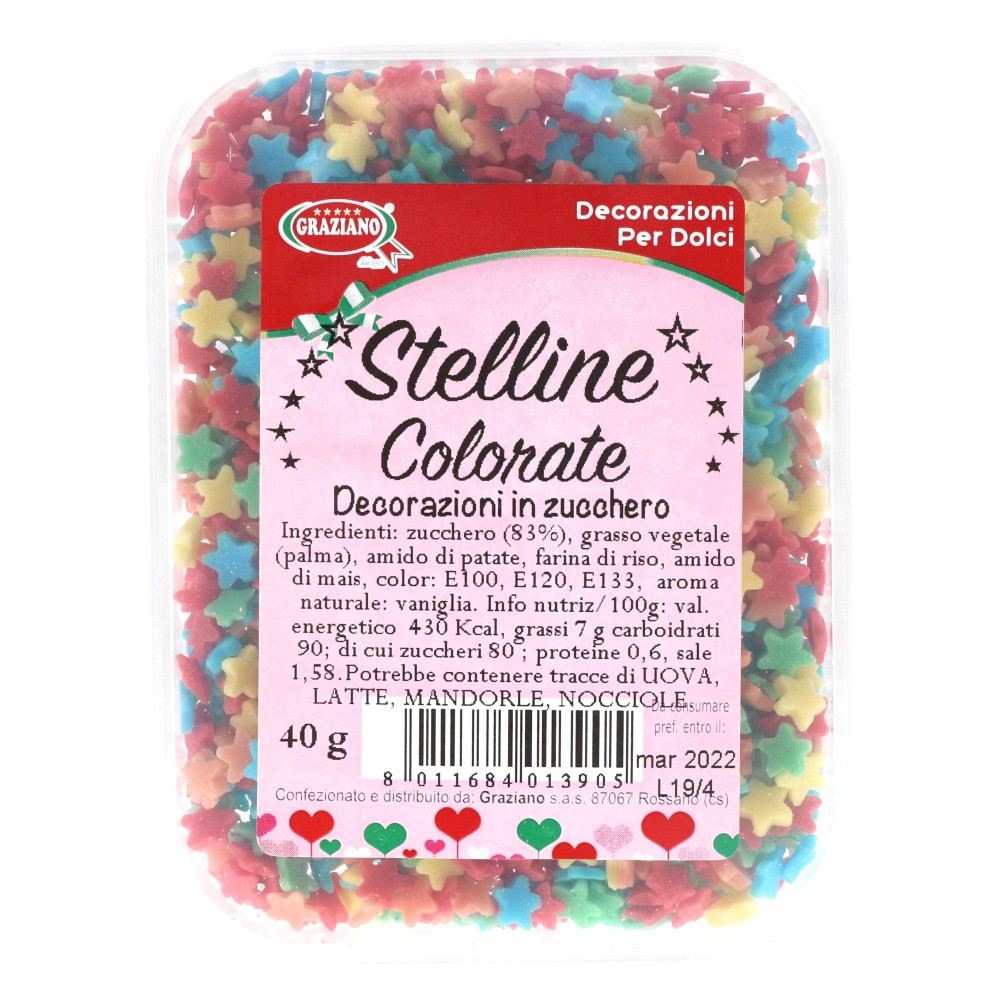 Stelline colorate Gr. 40