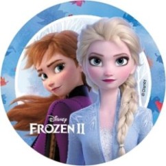 Cialda Frozen Disney per torte rotonda 20 cm