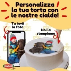 Cialda personalizzata per torte con foto commestibile