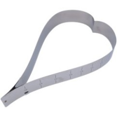 Cornice per Torta Cuore 1pz | Graziano Sas