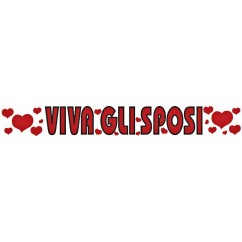 Festone VIVA GLI SPOSI 25 Mt | Graziano Sas