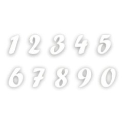 Numeri maxi in Polistirolo | Graziano Sas