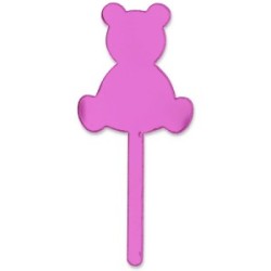 Mini Cake Topper Nascita Girl 8pz