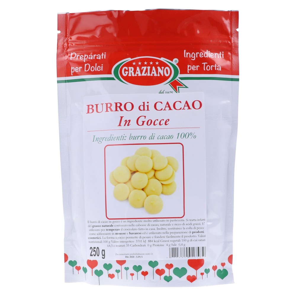 Burro di Cacao in gocce 250g