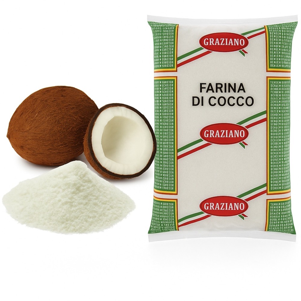 Farina di Cocco per Dolci 250 g e 500 g | Graziano