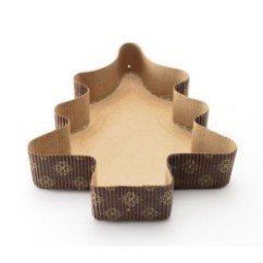 Stampo Albero di Natale Mini carta da Forno 5 Pz. | Graziano Sas