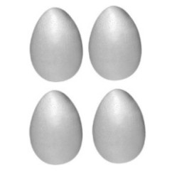 Uova Pasquali polistirolo 7 cm Pz. 4 | Graziano Sas