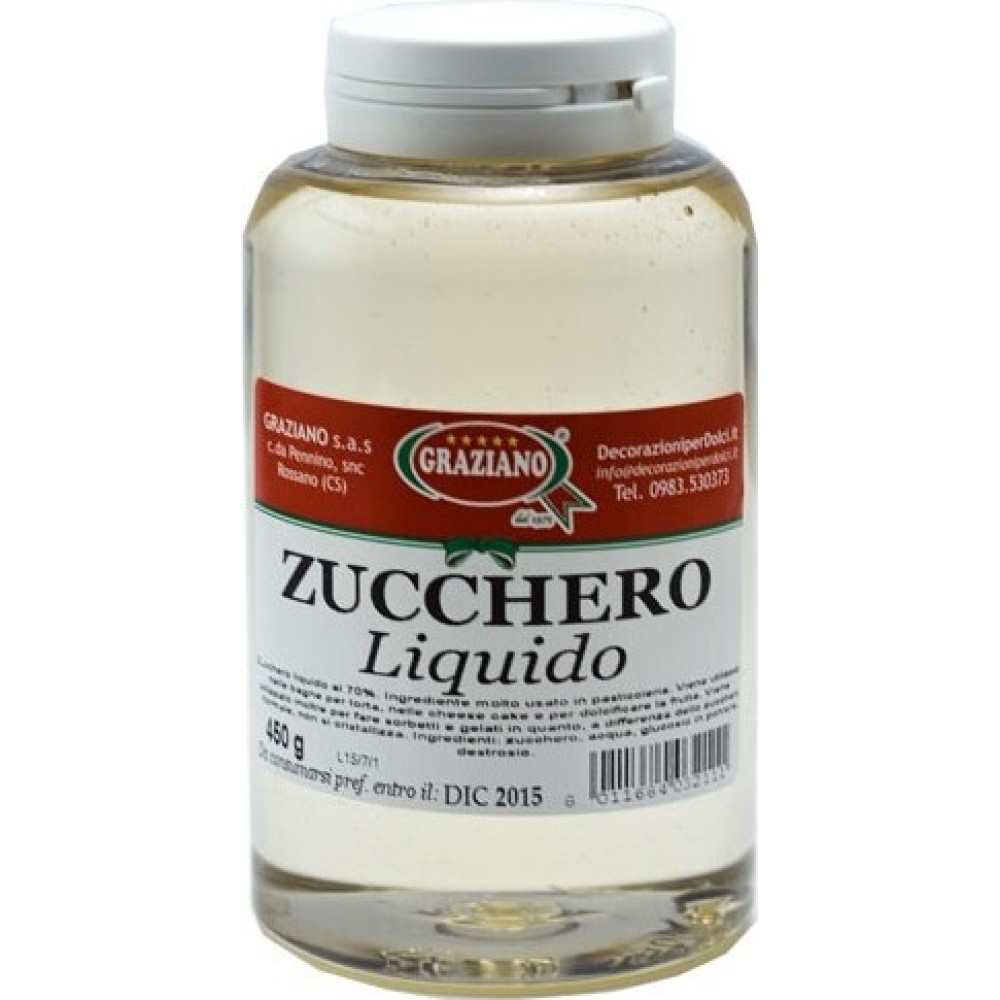 Zucchero Liquido 450 Gr. | Graziano Sas