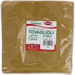 Coordinati Tavola biodegradabili Oro