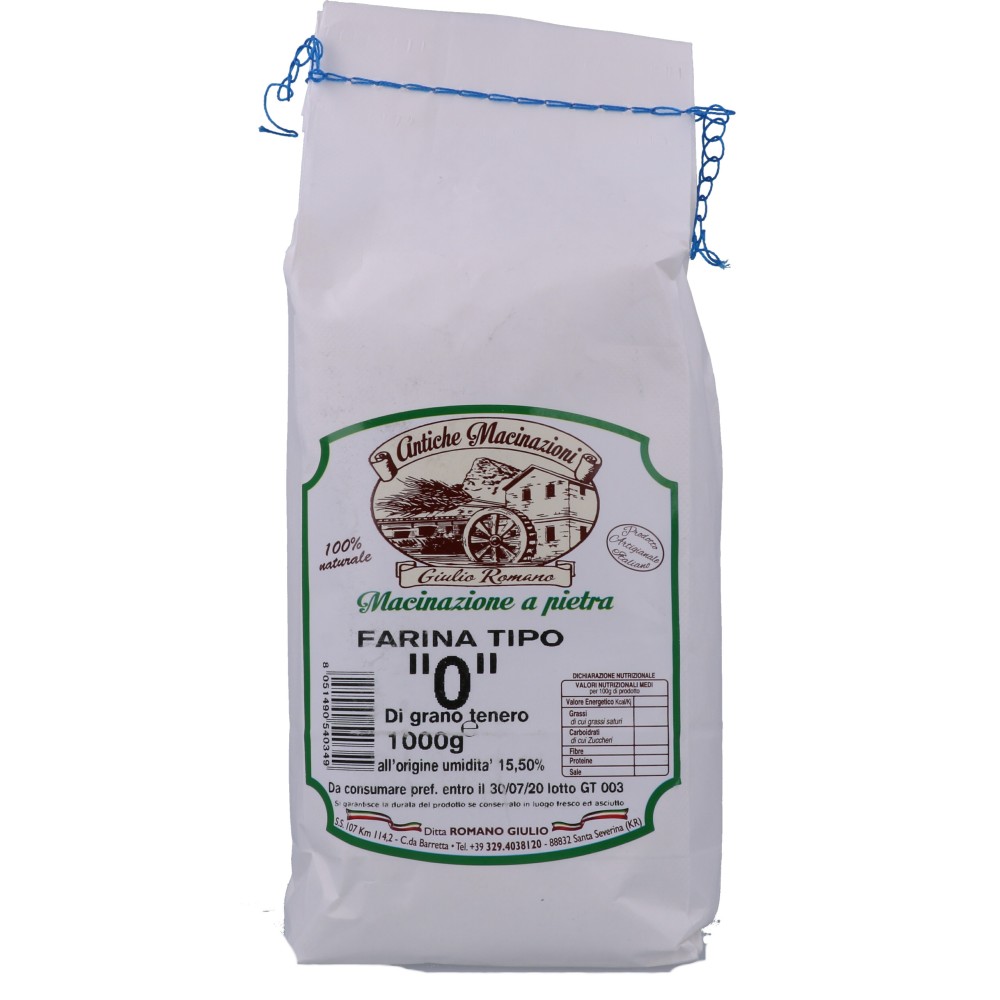 Farina Tipo 0 di grano tenero 1 kg